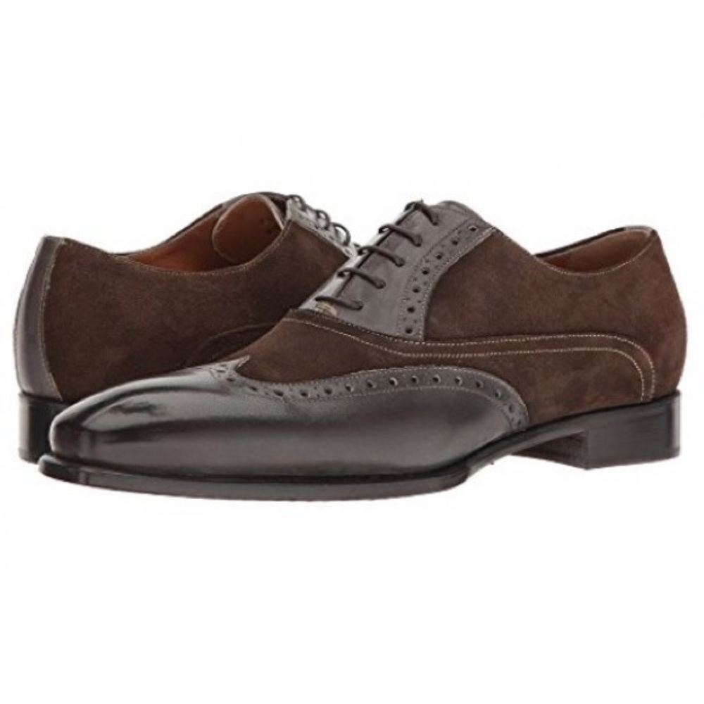 KENNETH COLE wingtip oxford leather dress shoes